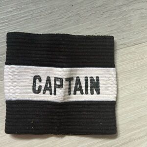 Captain Black White Elastic Kwikgoal Soccer Arm Band